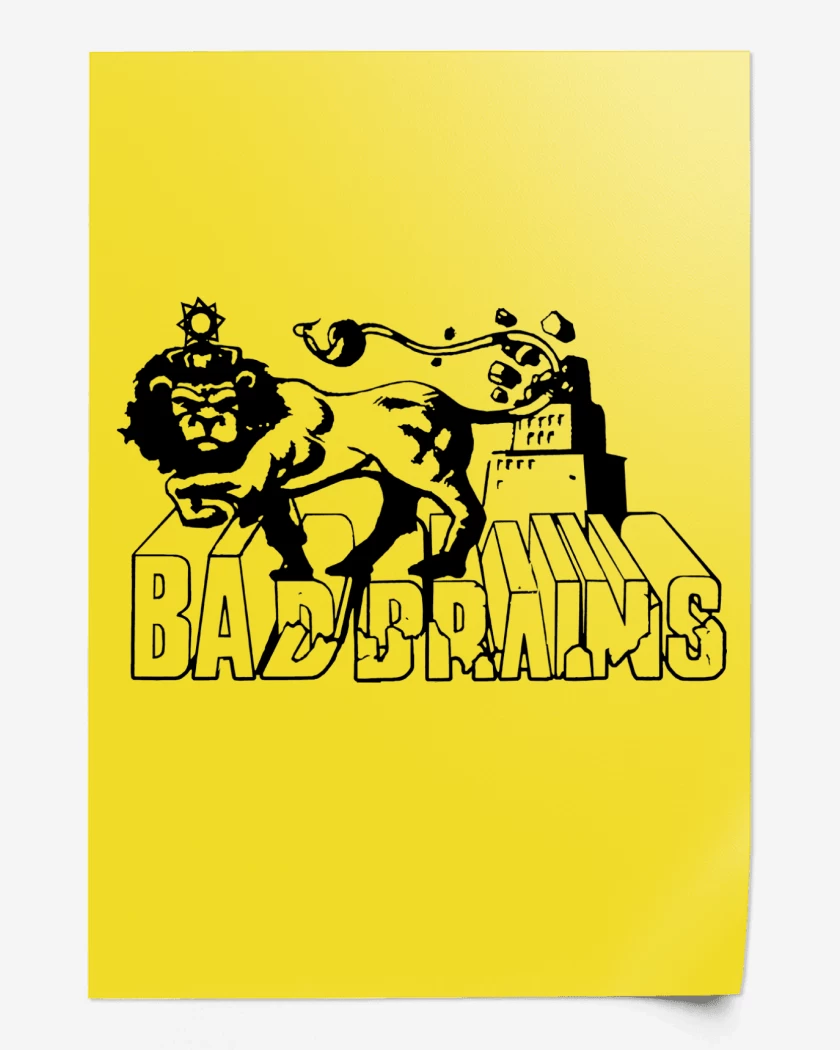 Print Bad Brains Leon Logo