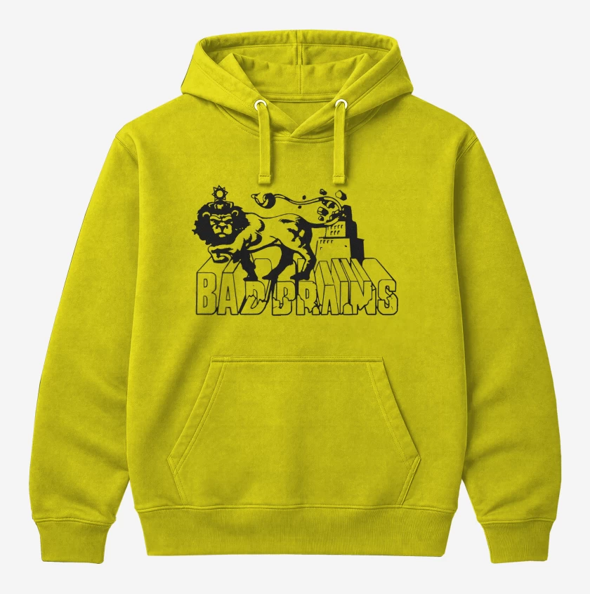 Polerón Canguro Bad Brains Leon Logo