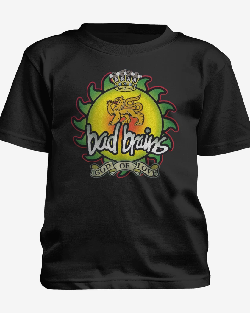 Polera de niño Negro de Bad Brains God of Love
