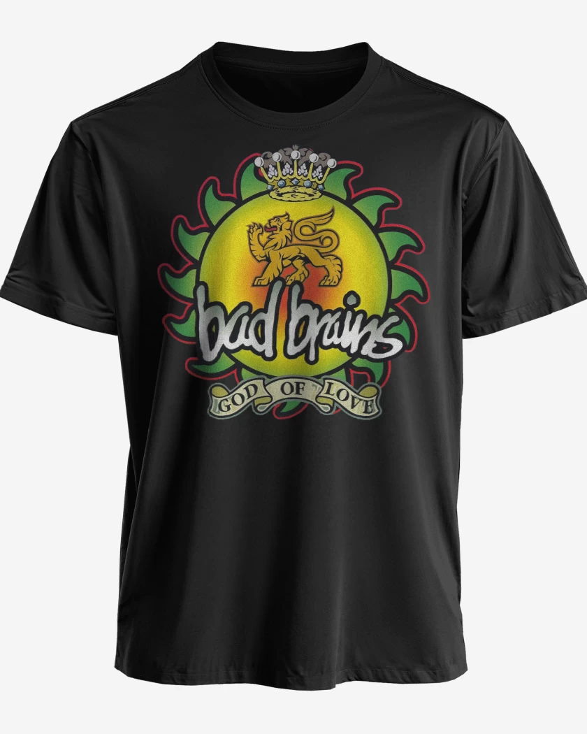 Polera premium Negro de Bad Brains God of Love