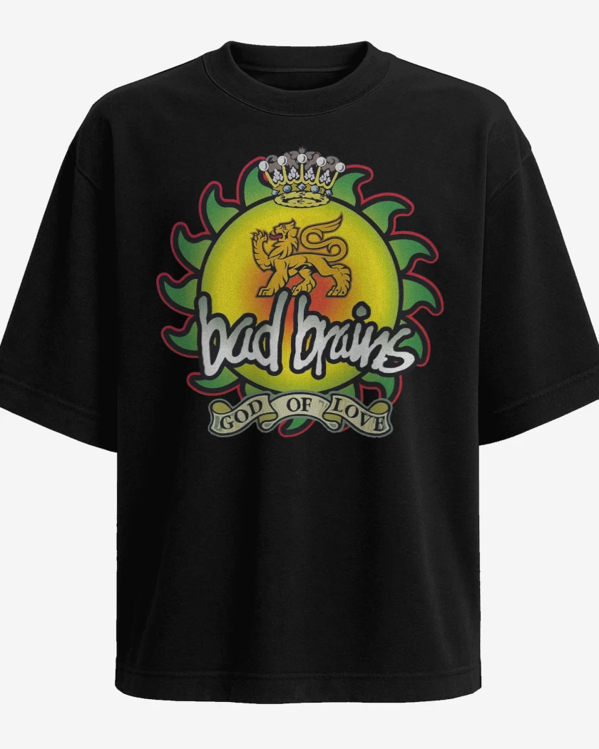 Polera Oversize Bad Brains God of Love