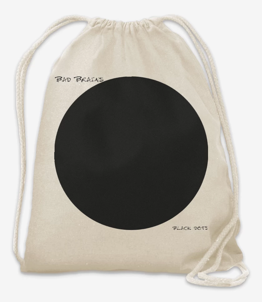 Mochila Blanco de Bad Brains Black Dots
