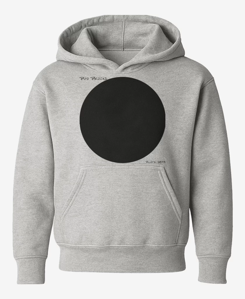Poleron de niño Gris Melange de Bad Brains Black Dots