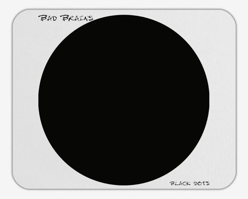 Mousepad Bad Brains Black Dots