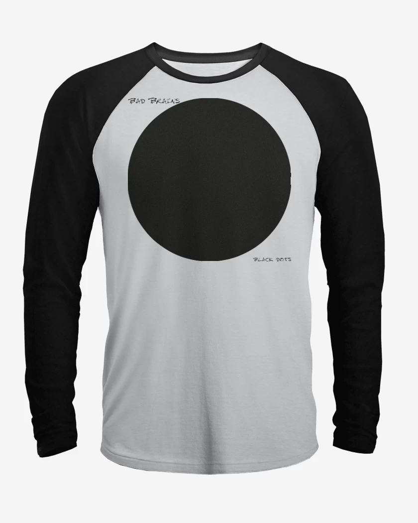 Polera Raglan Bad Brains Black Dots