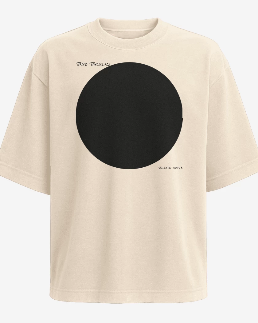 Polera Oversize Bad Brains Black Dots