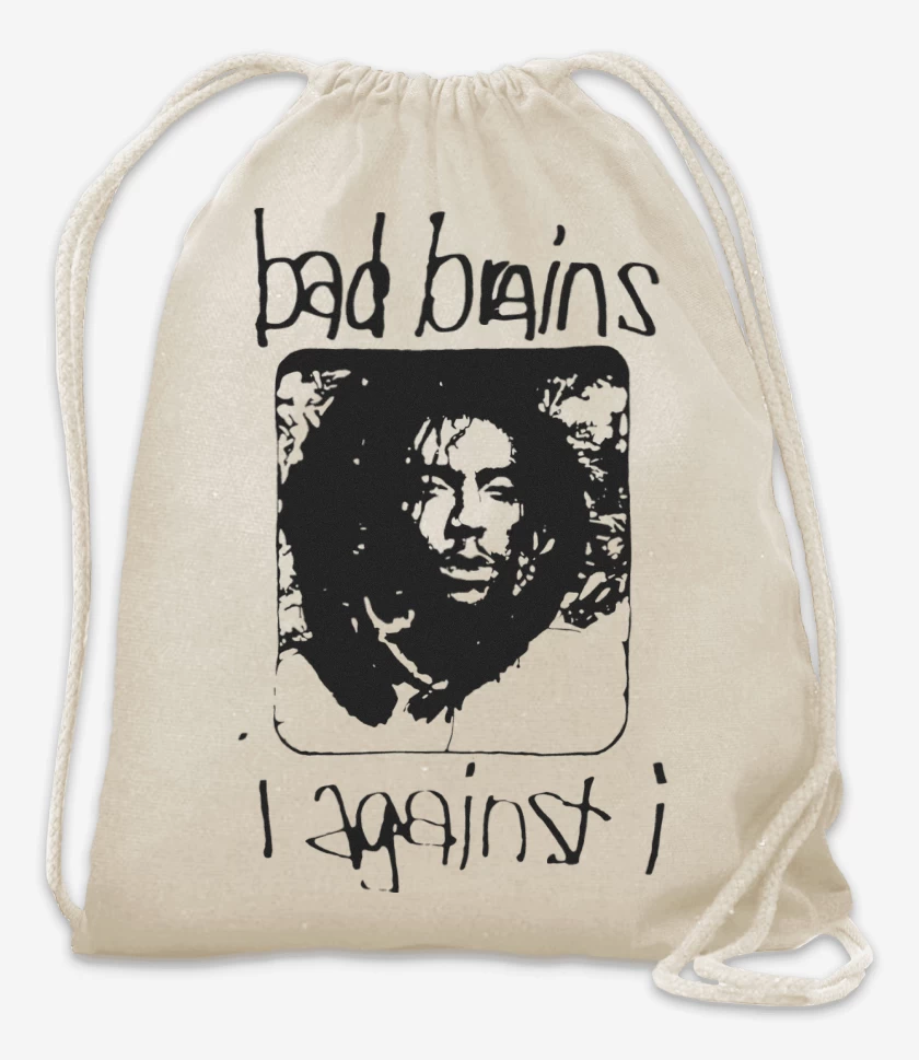 Mochila Blanco de Bad Brains I Agains I