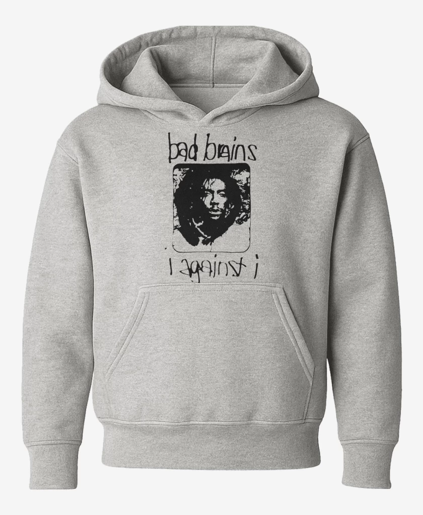 Poleron de niño Gris Melange de Bad Brains I Agains I