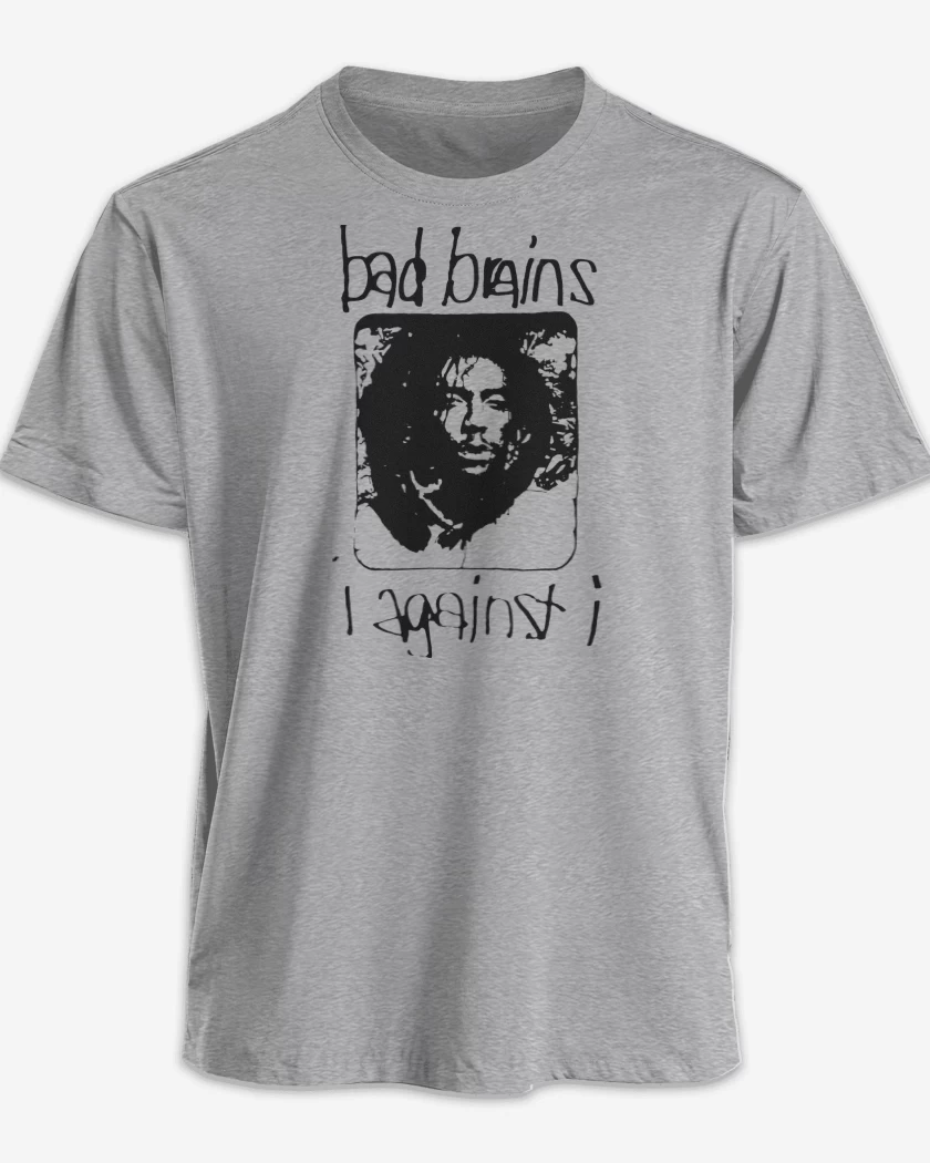 Polera premium Gris Melange de Bad Brains I Agains I