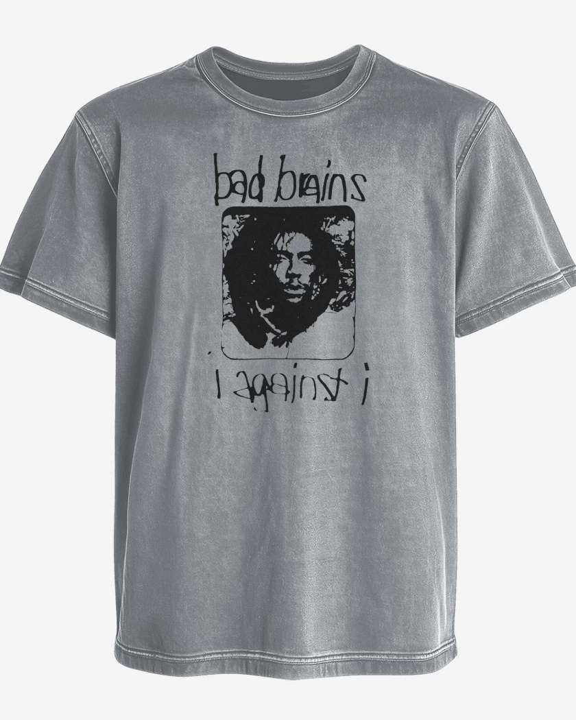 Polera desgastada Bad Brains I Agains I