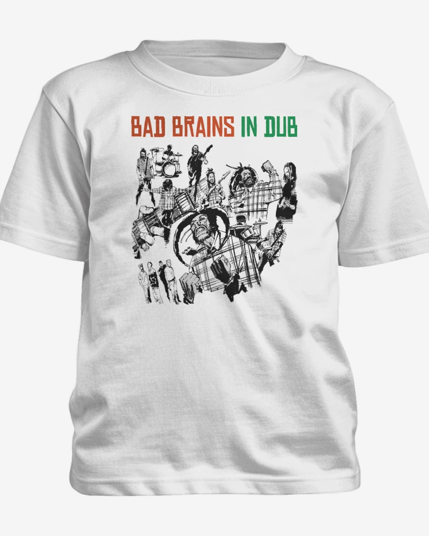 Polera de niño Blanco de Bad Brains In Dub