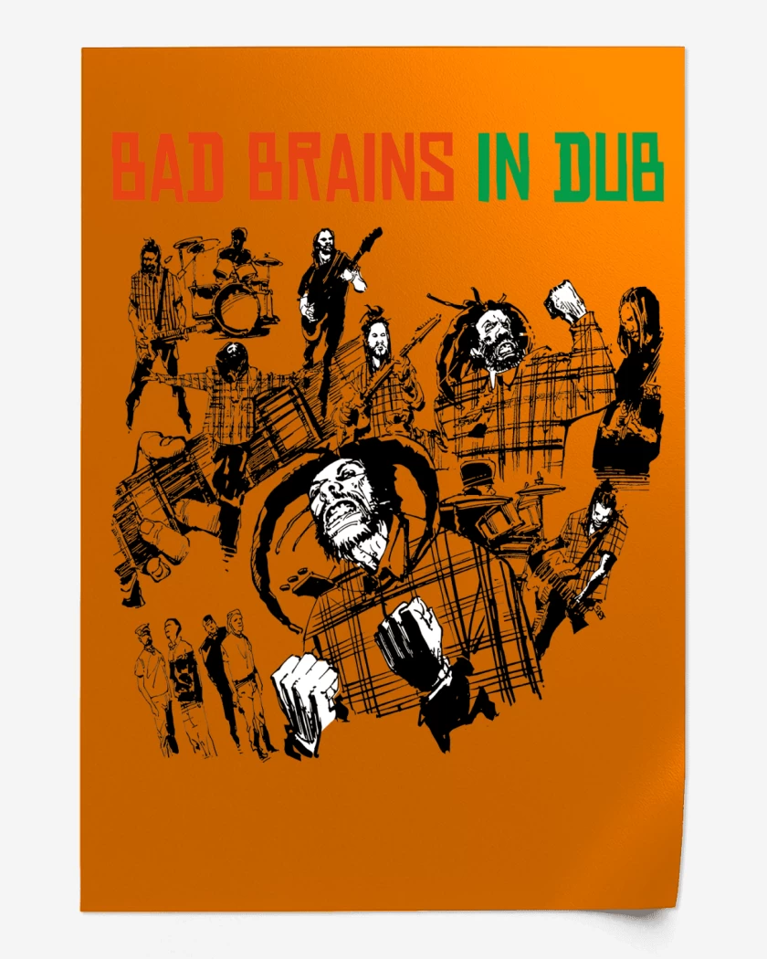 Print Bad Brains In Dub
