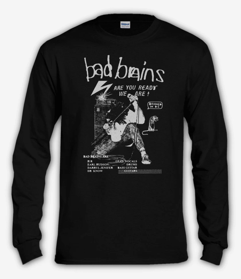 Polera manga larga Bad Brains Are You Ready