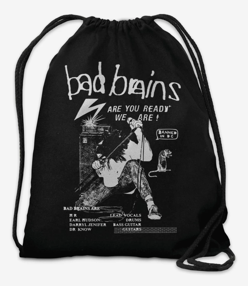 Mochila Negro de Bad Brains Are You Ready