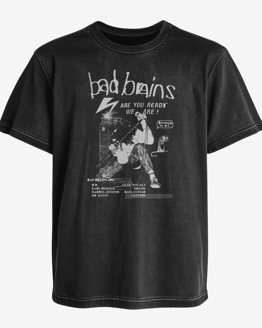 Polera desgastada Bad Brains Are You Ready