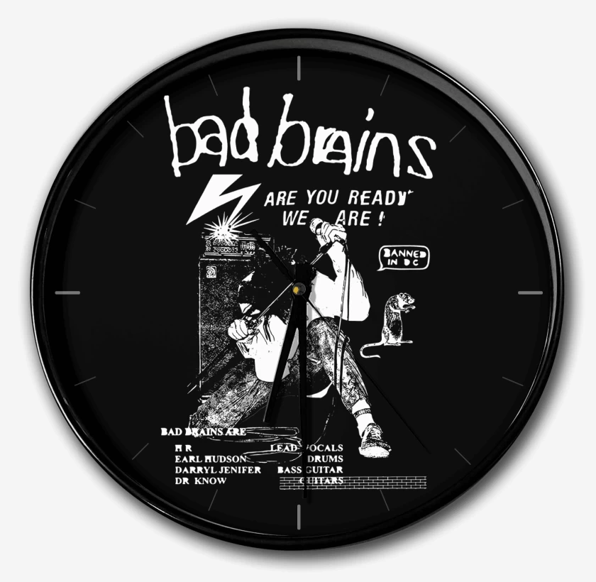 Reloj Negro de Bad Brains Are You Ready