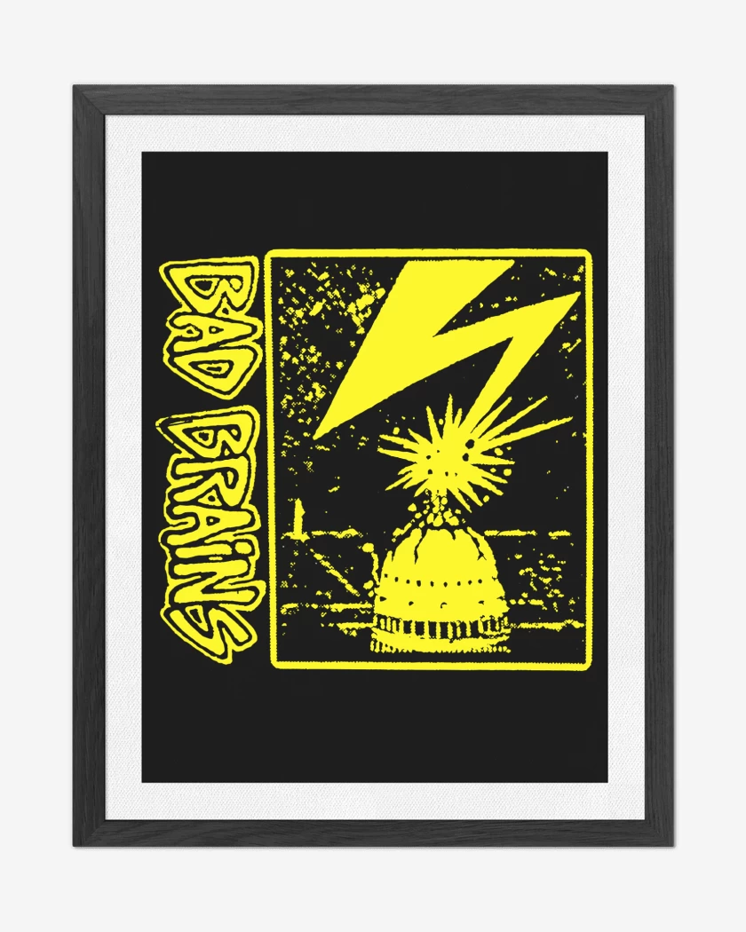 Cuadro decorativo Negro de Bad Brains 1982