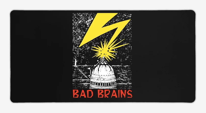 Mouse pad Gamer Negro de Bad Brains Rayo