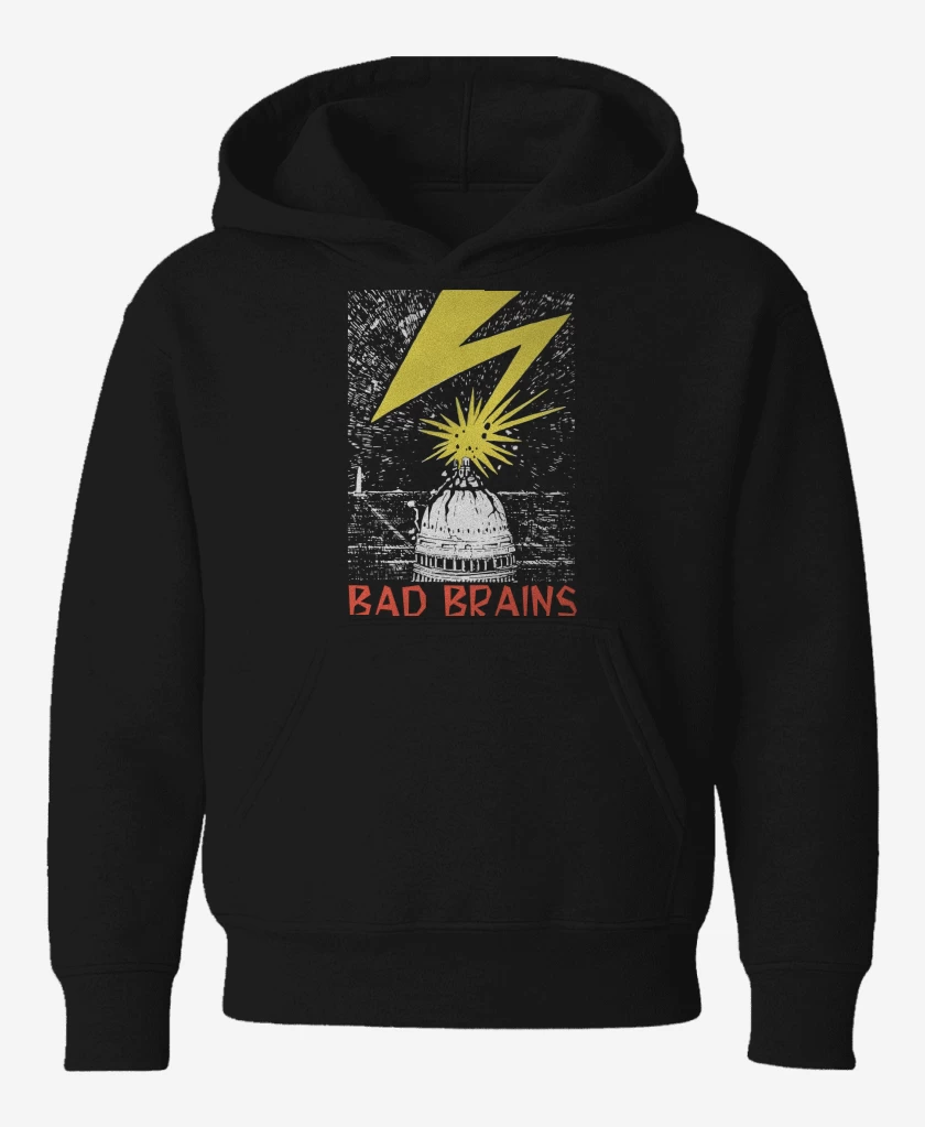 Poleron de niño Negro de Bad Brains Rayo