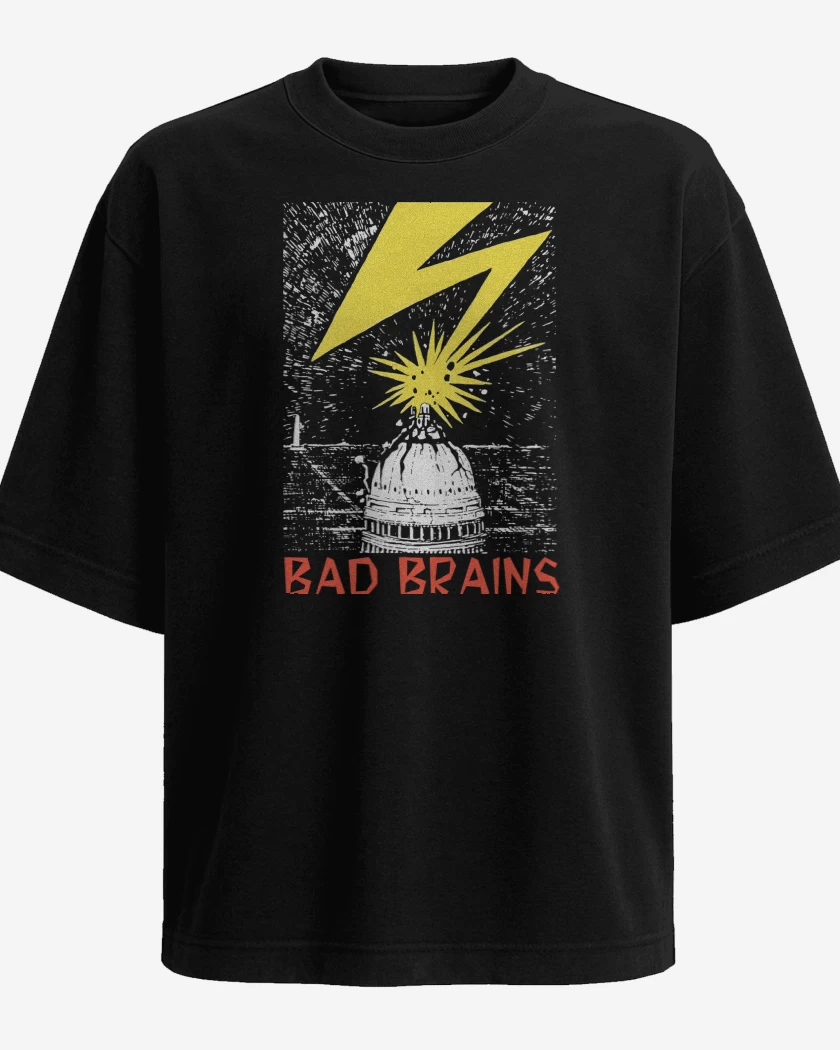 Polera Oversize Bad Brains Rayo