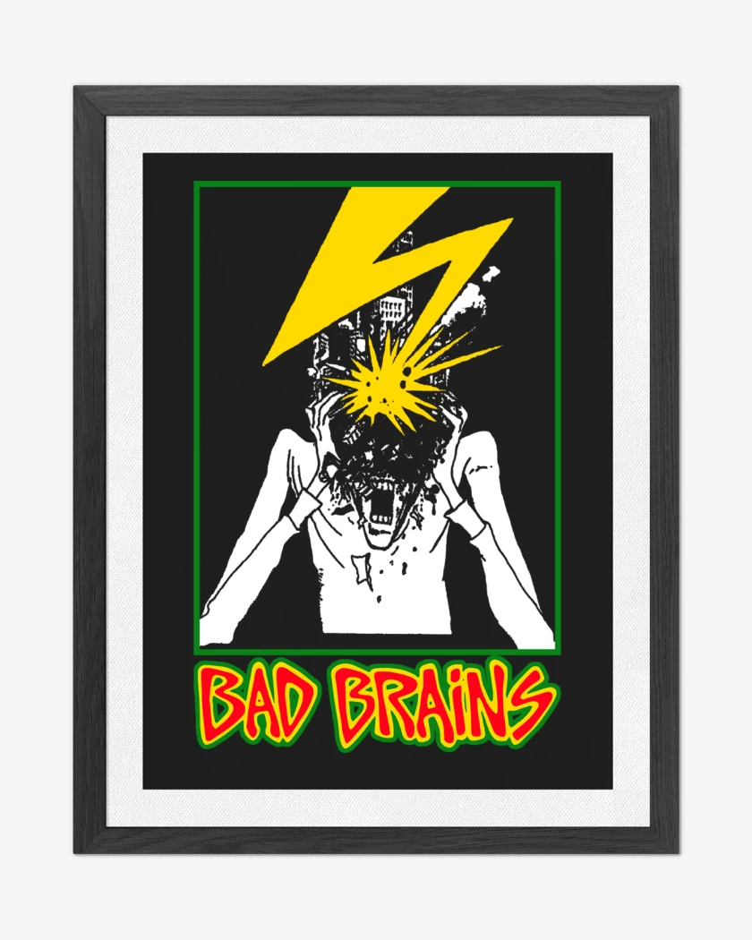 Cuadro decorativo Negro de Bad Brains Banned in DC