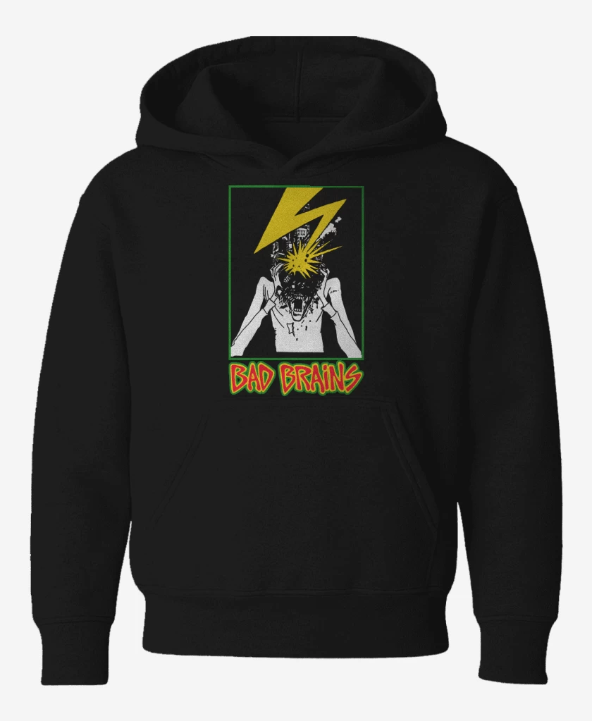 Poleron de niño Negro de Bad Brains Banned in DC