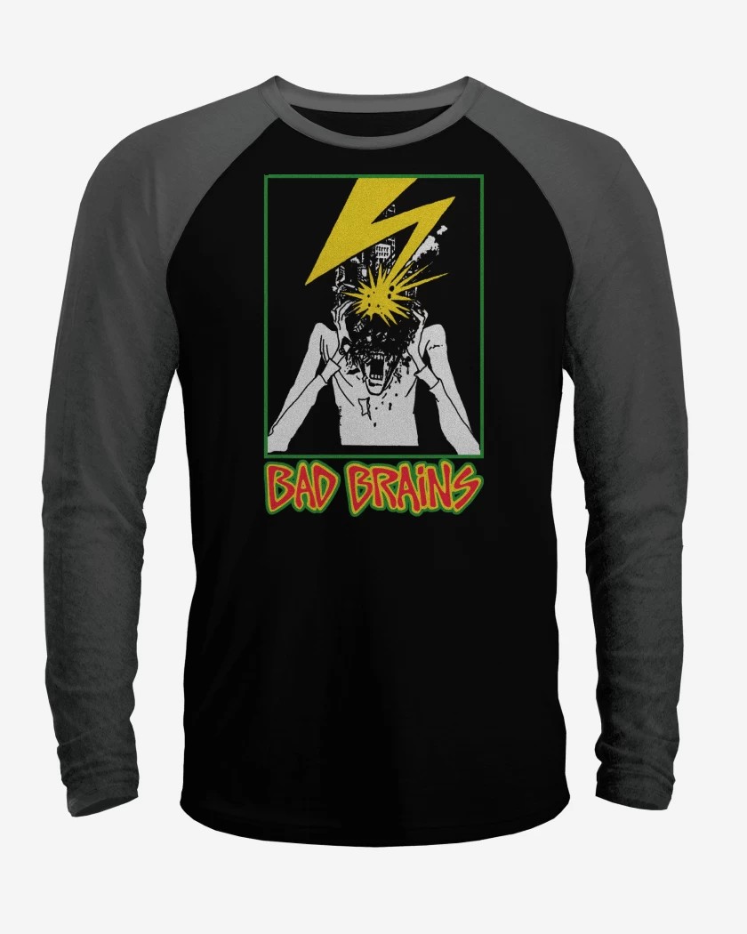 Polera Raglan Bad Brains Banned in DC