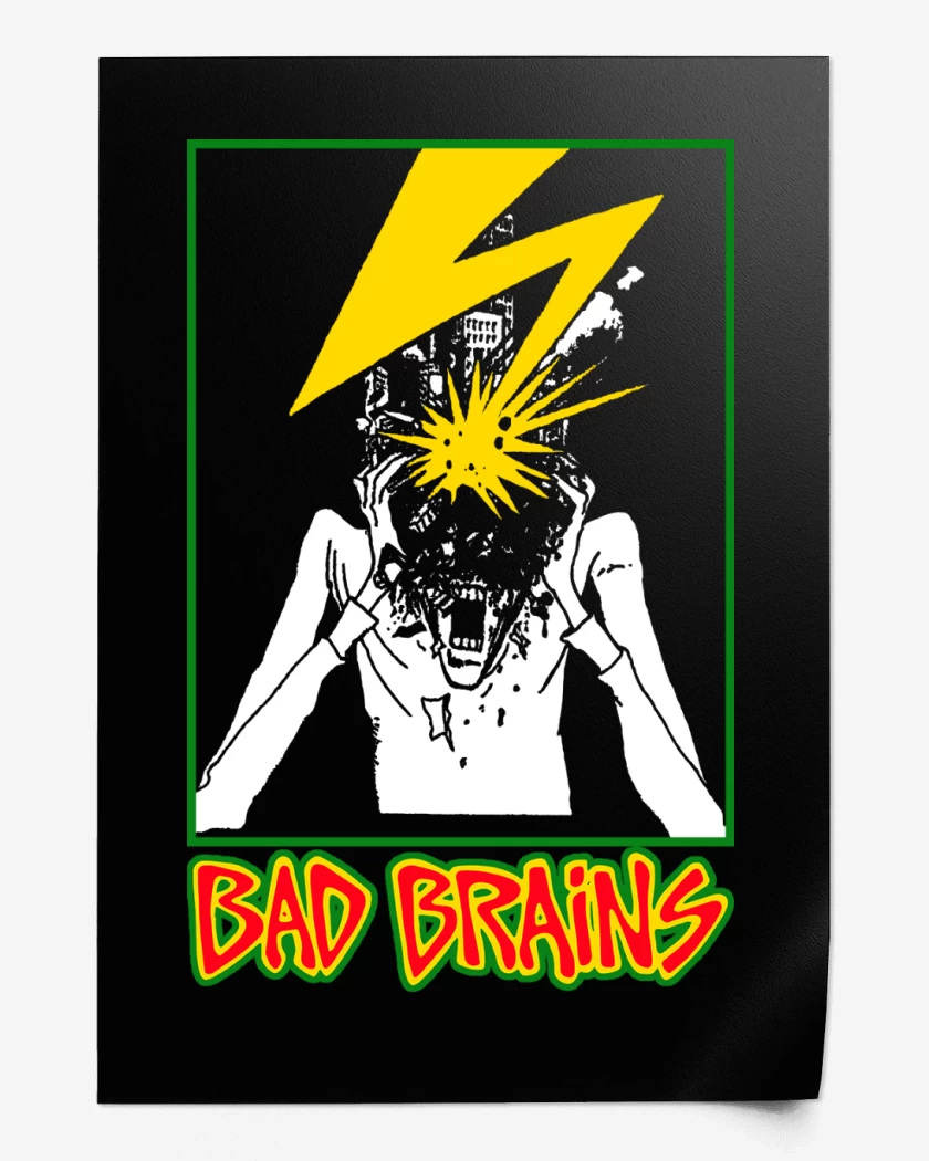 Print Bad Brains Banned in DC