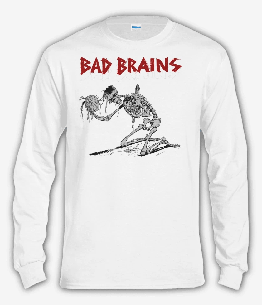 Polera manga larga Bad Brains Skull