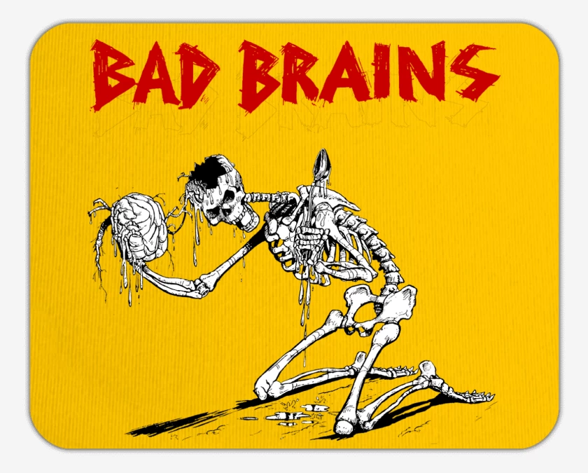 Mousepad Bad Brains Skull