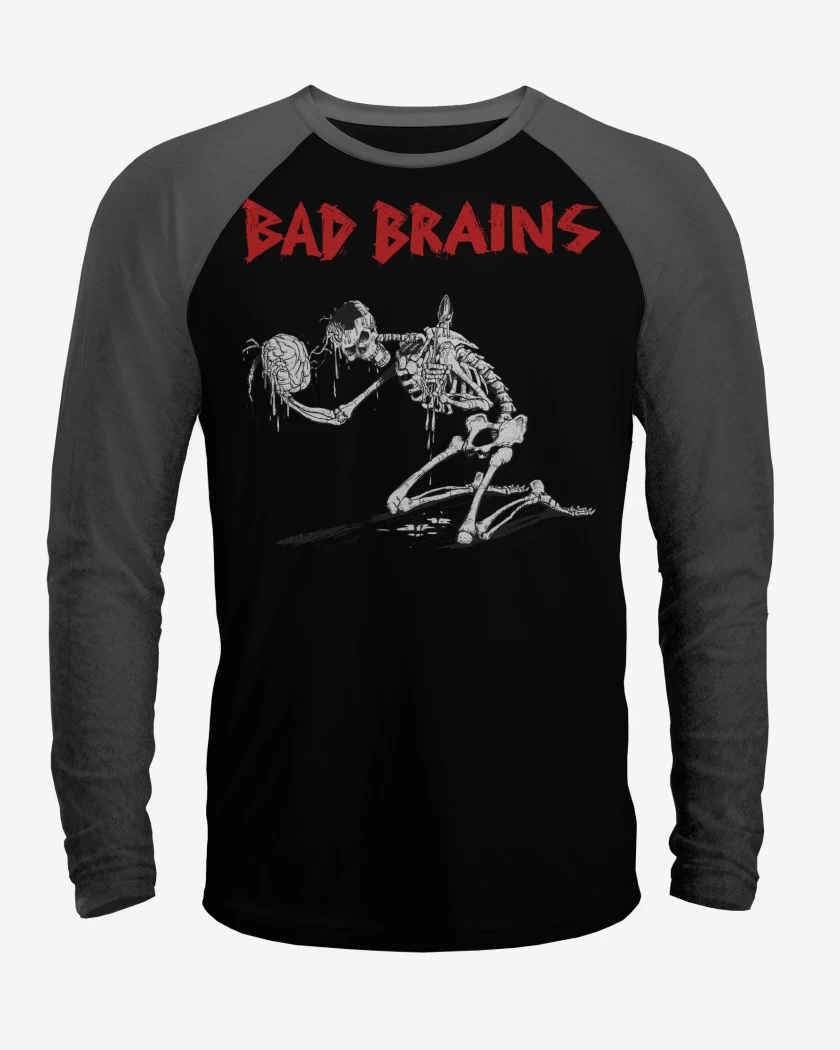 Polera Raglan Bad Brains Skull
