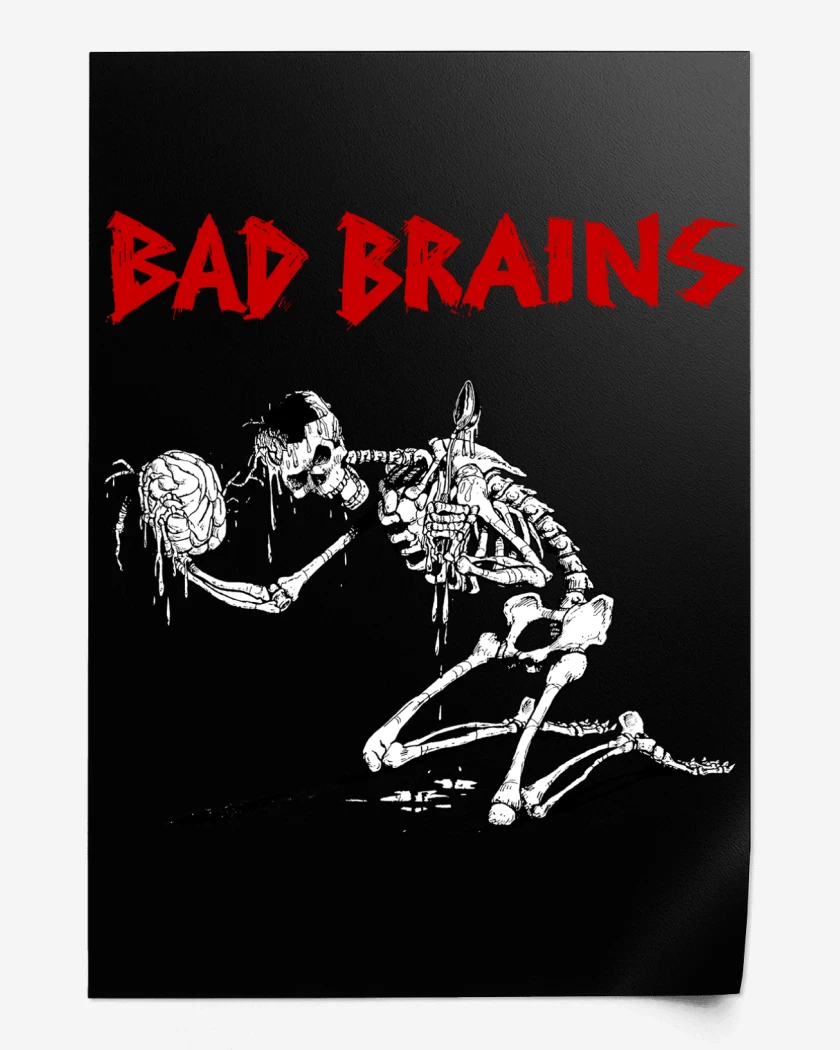 Print Bad Brains Skull