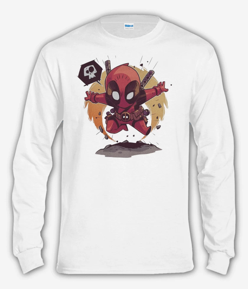 Polera manga larga Chibi pozo de la muerte