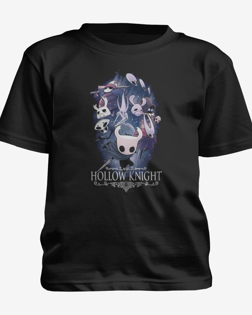 Polera de niño Negro de Hollow Knight