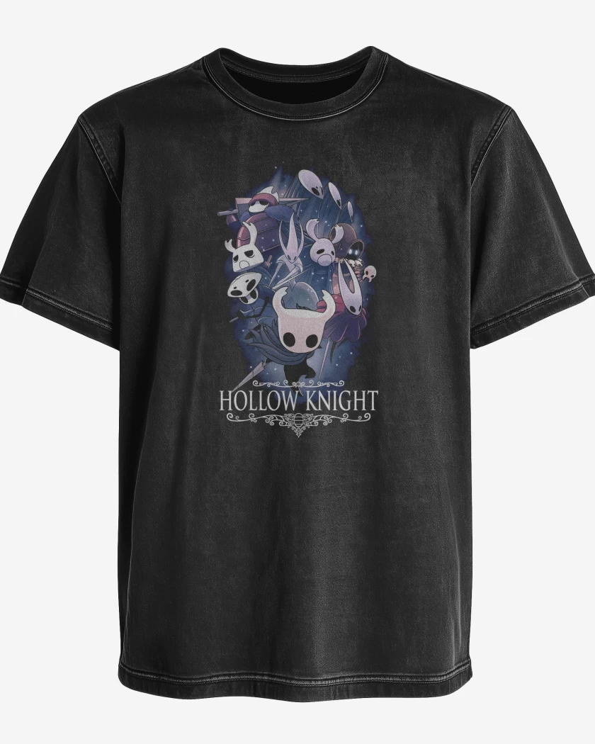 Polera desgastada Hollow Knight