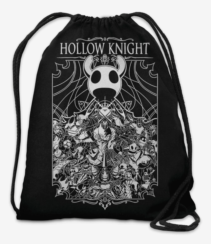 Mochila Negro de Hollow Knight Universe