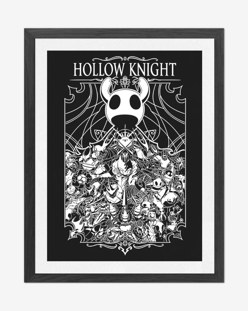 Cuadro decorativo Hollow Knight Universe