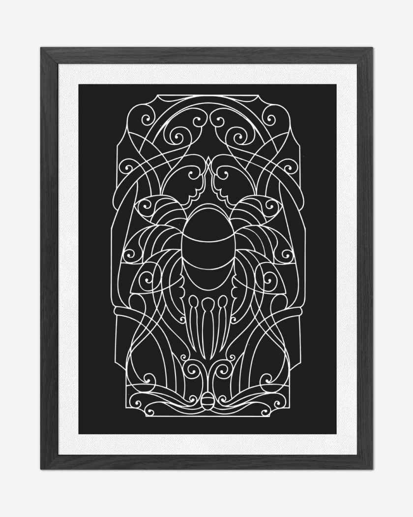 Cuadro decorativo Hollow Knight Polilla