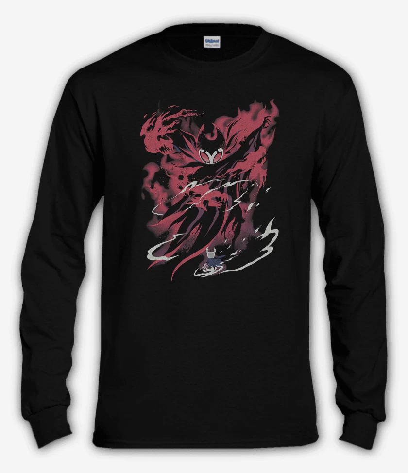 Polera manga larga Negro de Hollow Knight Grimm