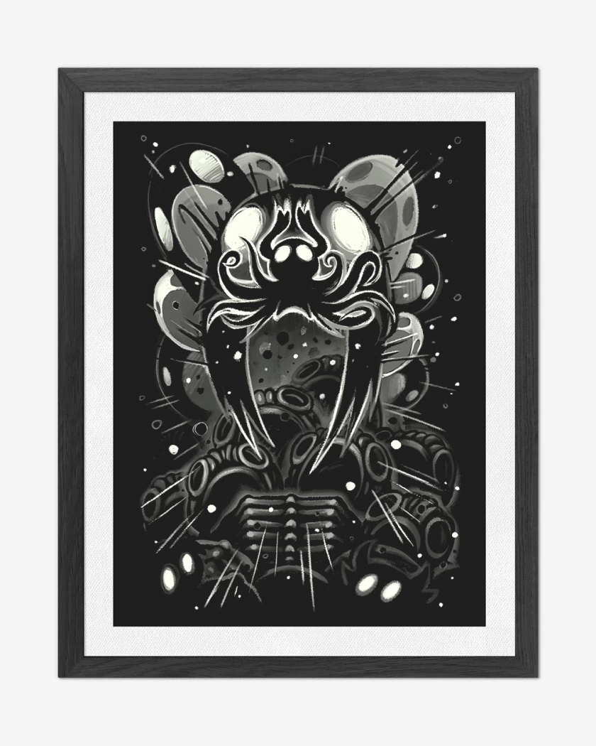 Cuadro decorativo Hollow Knight Abyss Shriek