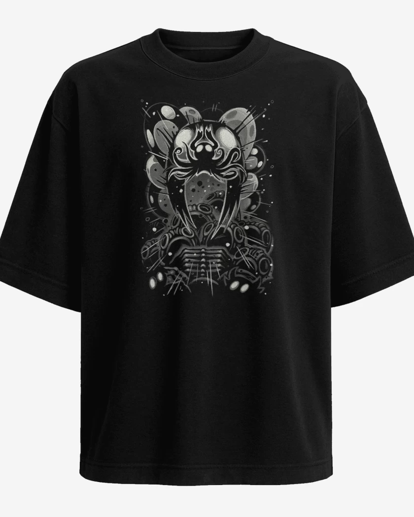 Polera Oversize Hollow Knight Abyss Shriek