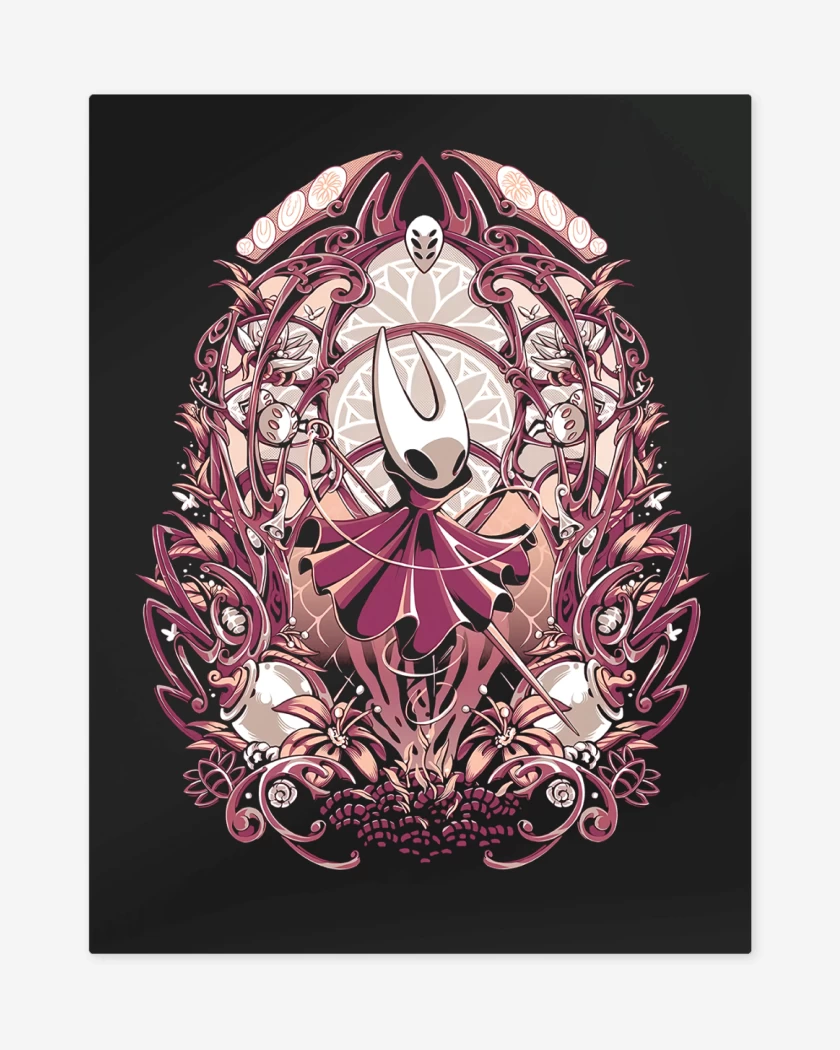 Print metalico Hollow Knight Silksong Hornet