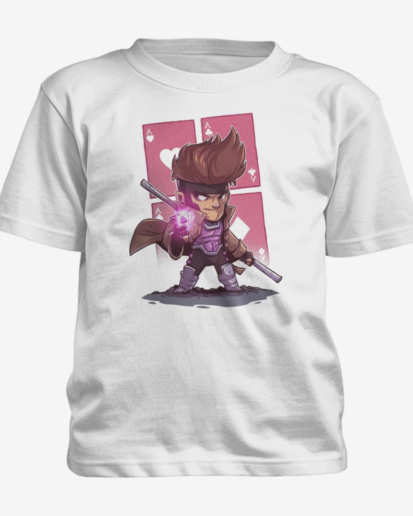 Polera de niño Blanco de Chibi Gambito