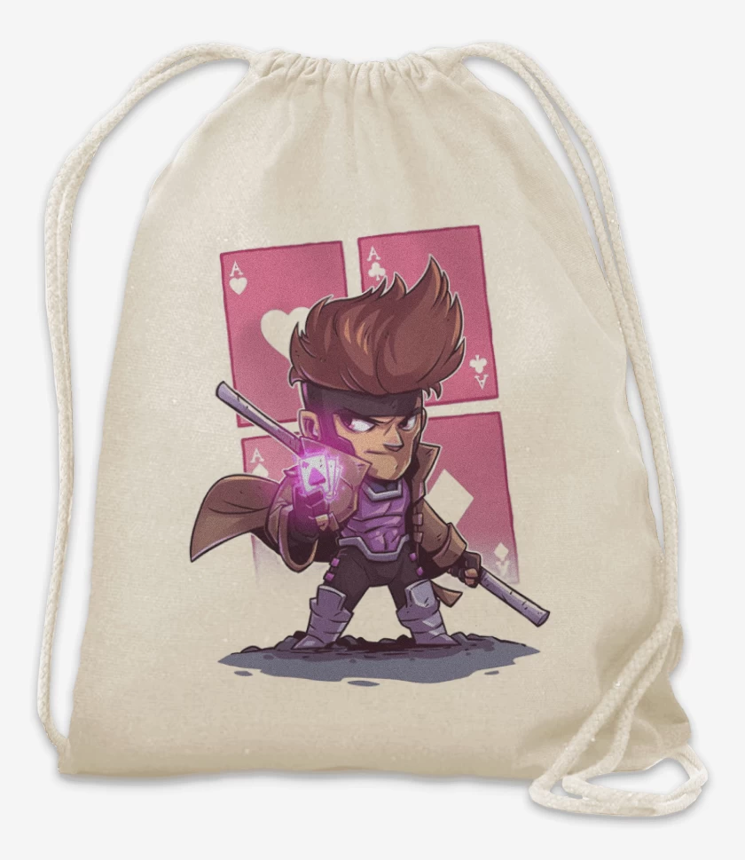 Mochila Blanco de Chibi Gambito