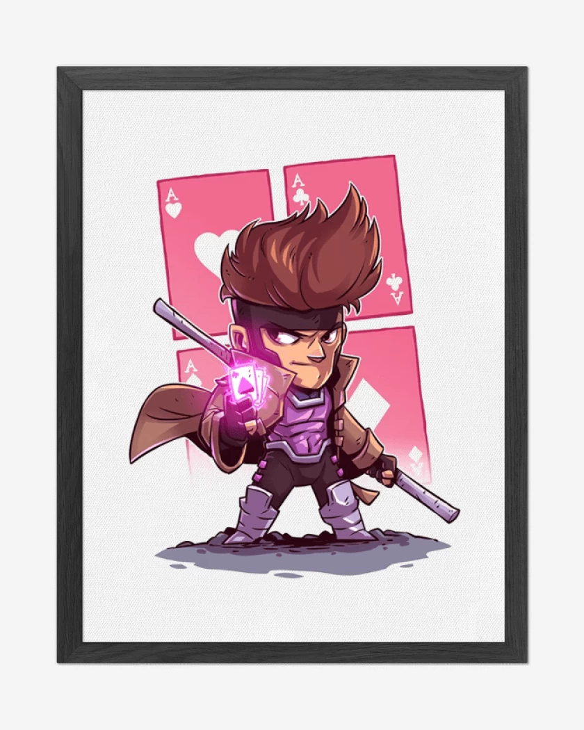 Cuadro decorativo Blanco de Chibi Gambito