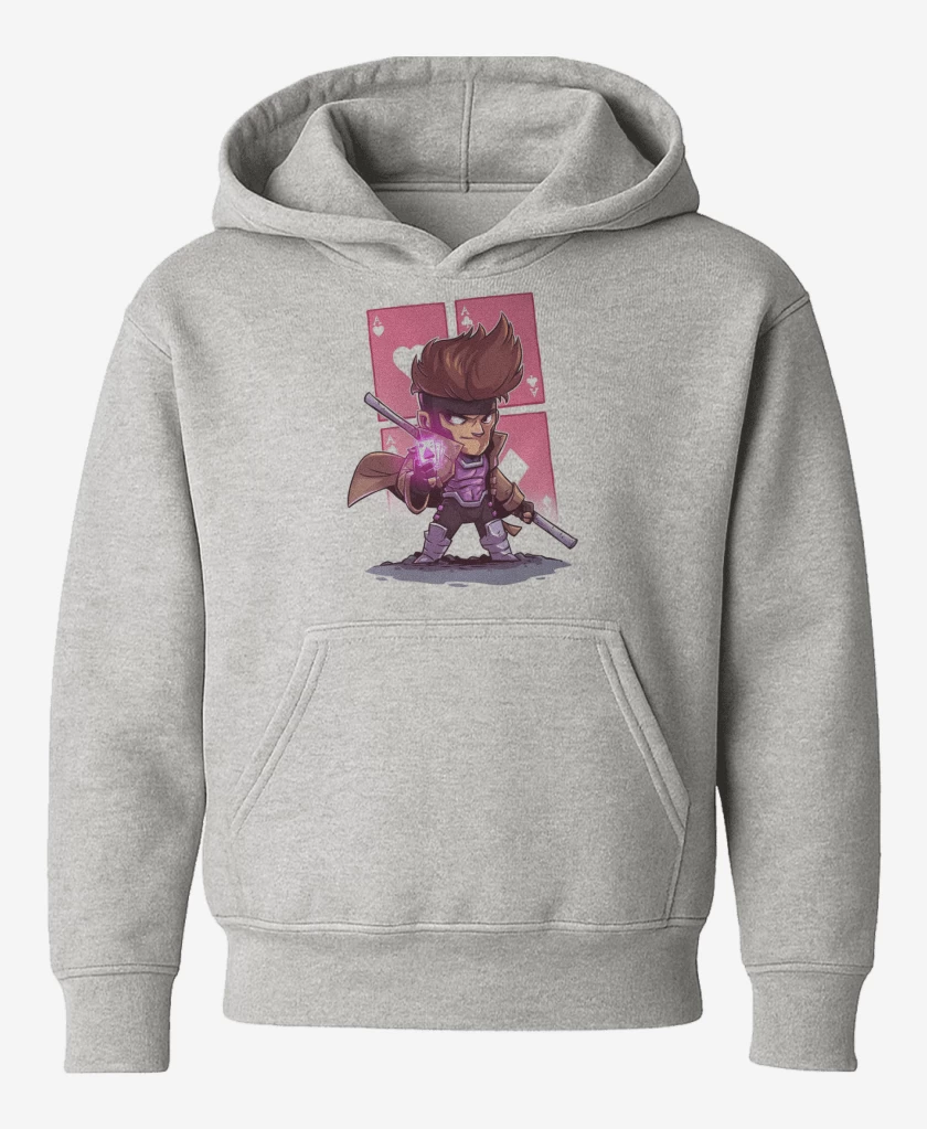 Poleron de niño Gris Melange de Chibi Gambito