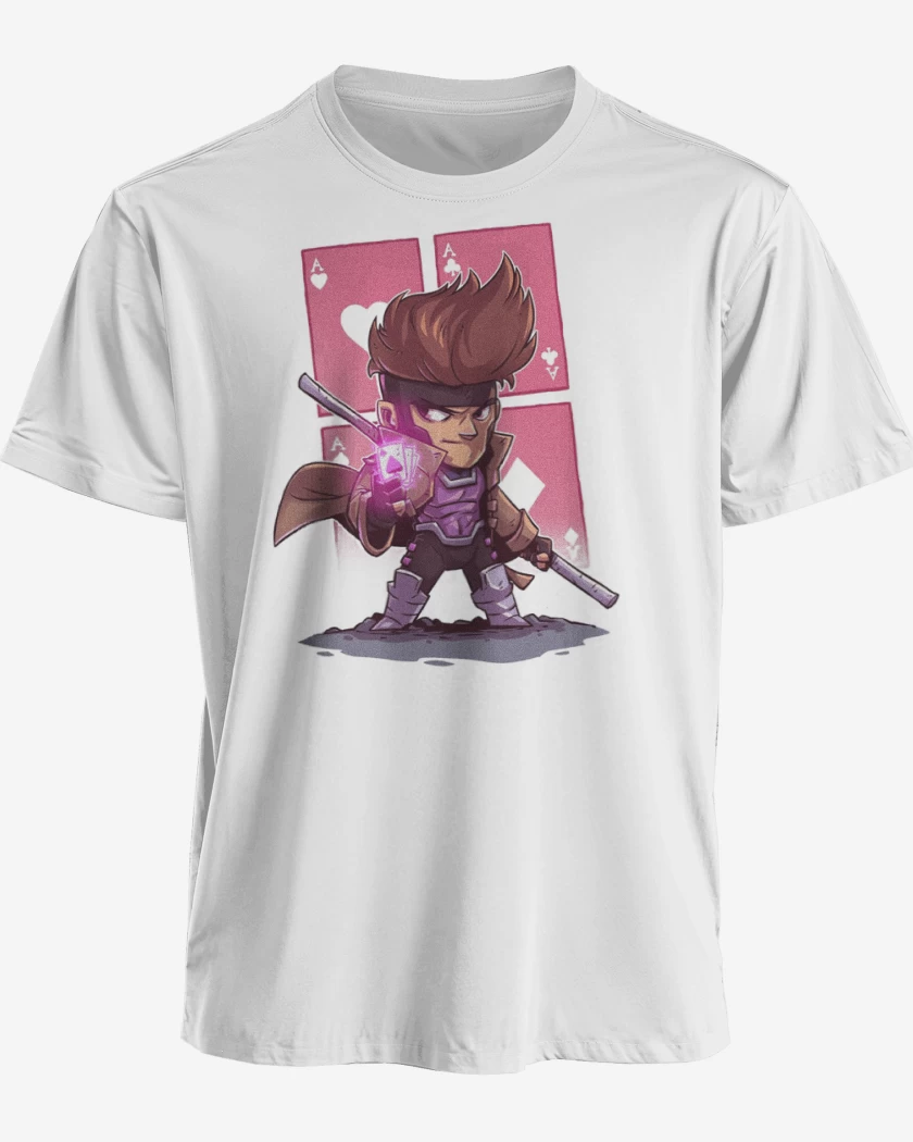 Polera premium Blanco de Chibi Gambito