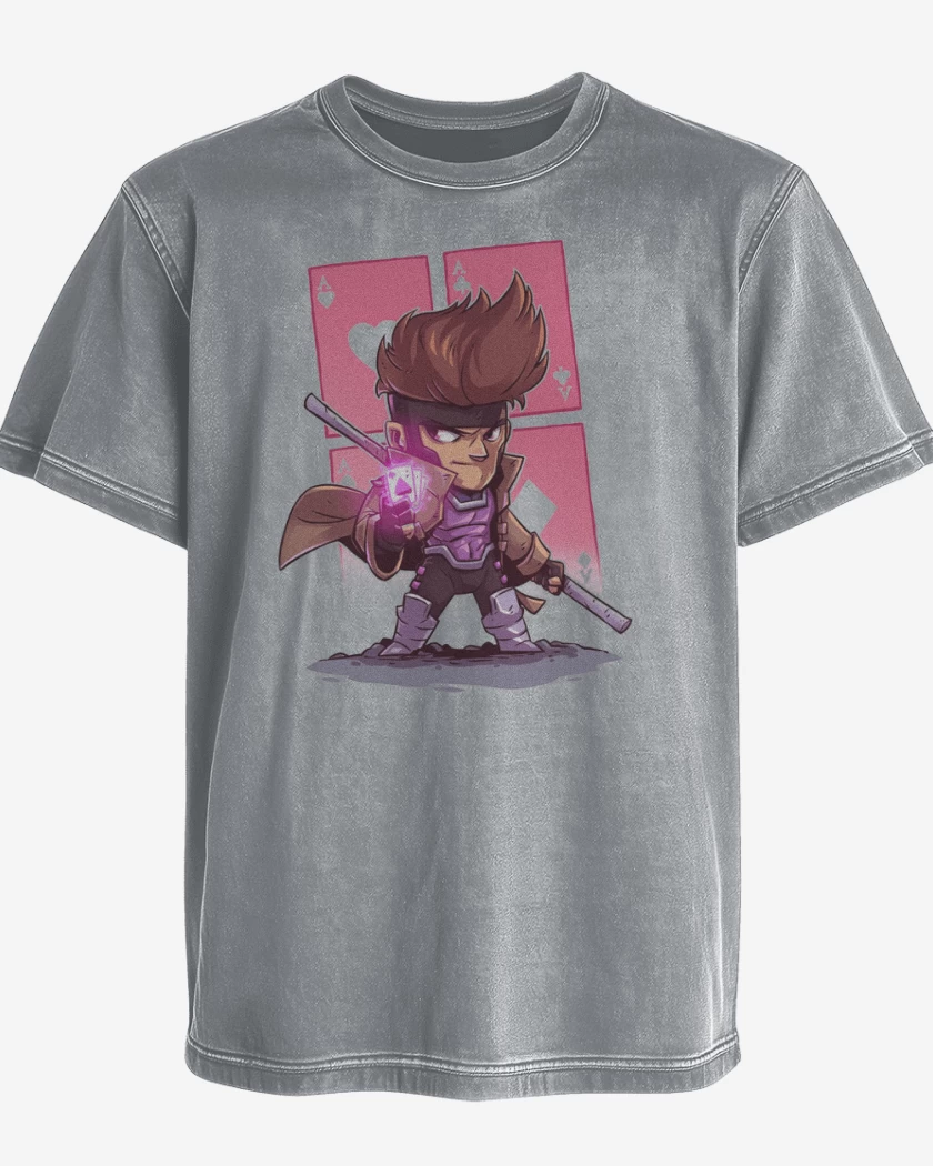 Polera desgastada Chibi Gambito