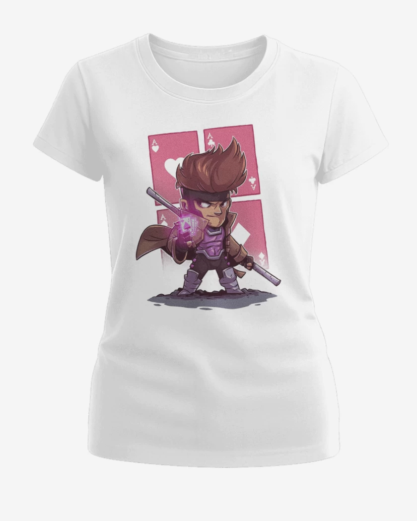 Polera de Mujer Blanco de Chibi Gambito
