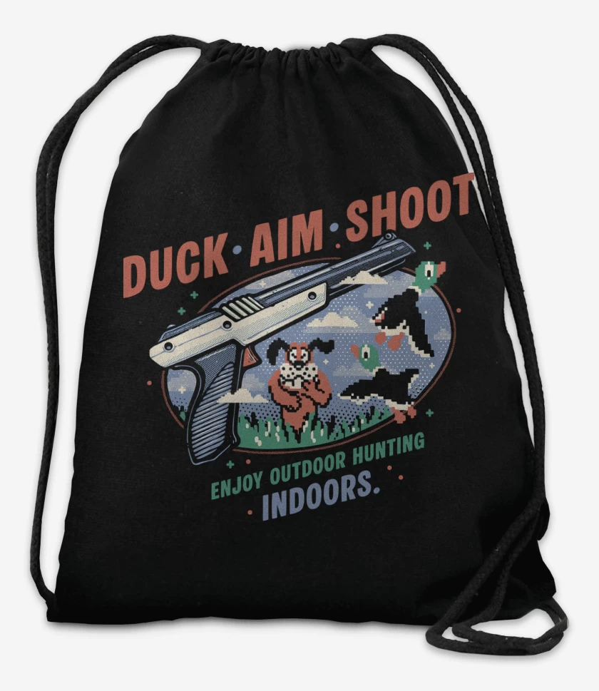 Mochila Negro de Duck Hunt Aim Shoot